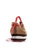 Burberry Red Ashby Bag House Check Canvas Medium One size - photo 3