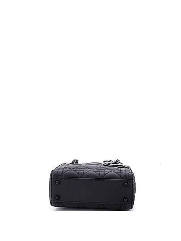 Christian Dior Ultra Matte Lady Dior Chain Bag Cannage Quilt Calfskin Mini (view 2)