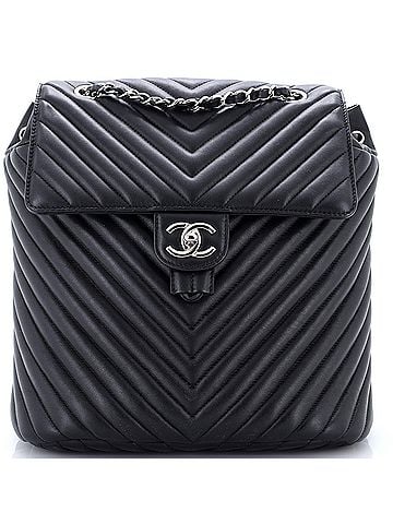 Chanel Urban Spirit Backpack Chevron Leather Large (view 1)