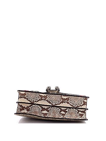 Gucci Dionysus Bag Embroidered GG Coated Canvas with Python Medium (view 2)