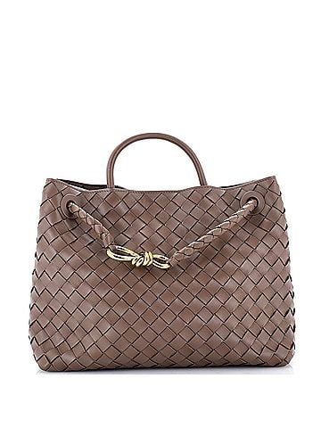 Bottega Veneta Andiamo Top Handle Bag Intrecciato Nappa Medium (view 1)