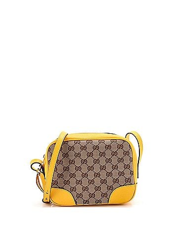 Gucci Bree Disco Crossbody Bag GG Canvas with Leather Mini (view 1)