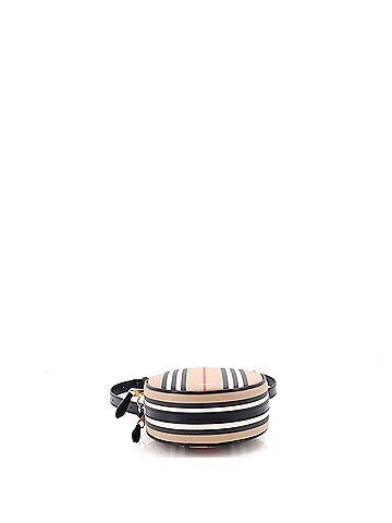 Burberry Louise Round Bag Icon Stripe E-Canvas (view 2)