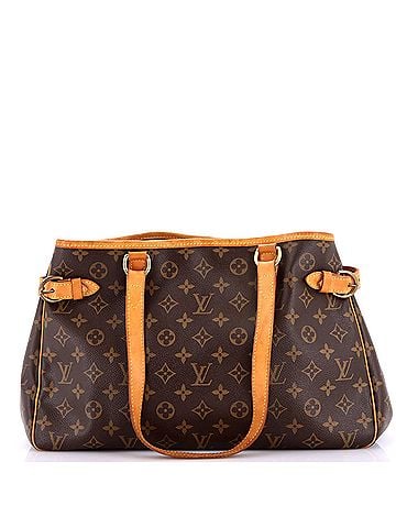 Louis Vuitton Batignolles Handbag Monogram Canvas Horizontal (view 1)
