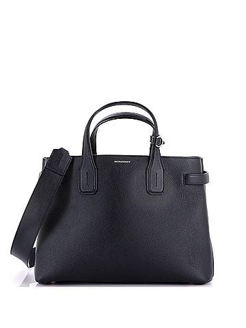 Burberry Banner NM Tote Leather with Vintage Check Canvas Medium (view 1)