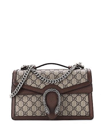 Gucci Dionysus Top Handle Chain Bag GG Coated Canvas Small (view 1)