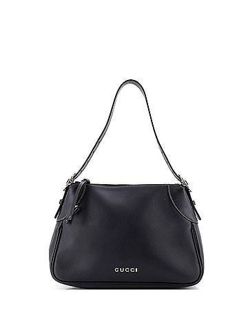 Gucci Emblem Shoulder Bag Leather Medium (view 1)