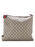 Gucci 100% Coatead Canvas Brown Web Loop Flat Messenger GG Coated Canvas Large One size - photo 1