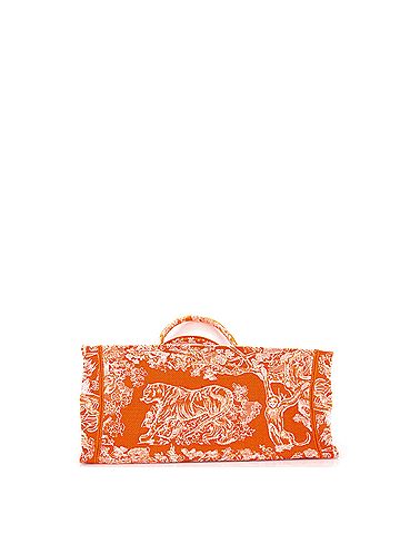 Christian Dior Book Tote Embroidered Canvas Medium (view 2)