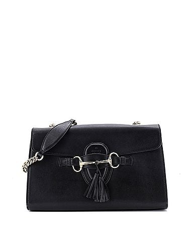 Gucci Emily Chain Flap Bag Leather Medium (view 1)