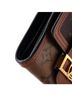 Louis Vuitton 100% Coatead Canvas Brown Dauphine Wallet Reverse Monogram Canvas Compact One size - photo 6
