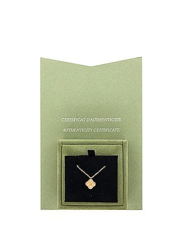 Van Cleef & Arpels Sweet Alhambra Pendant Necklace 18K Rose Gold (view 2)