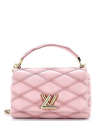 Louis Vuitton GO-14 Top Handle NM Handbag Malletage Leather MM (view 1)
