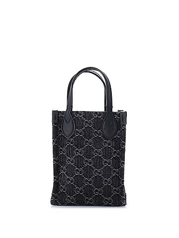 Gucci Vertical Tote GG Denim Mini (view 1)