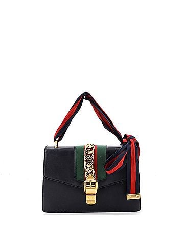 Gucci Sylvie Shoulder Bag Leather Small (view 1)