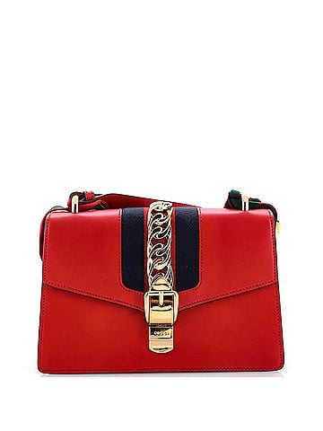 Gucci Sylvie Shoulder Bag Leather Small (view 1)