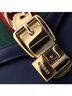 Gucci 100% Leather Blue Sylvie Top Handle Bag Leather Mini One size - photo 6