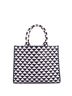 Prada 100% Canvas Plain Blue Symbole Shopper Tote Jacquard Large One size - photo 4