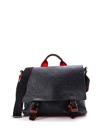 Christian Louboutin Loubiclic Messenger Bag Embossed Leather (view 1)