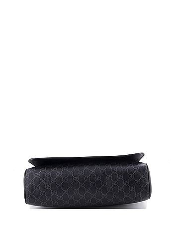 Gucci Night Courrier Flap Messenger GG Coated Canvas with Applique Large (view 2)