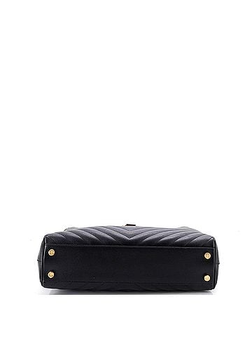 Saint Laurent Classic Monogram Shopper Matelasse Chevron Leather Large (view 2)
