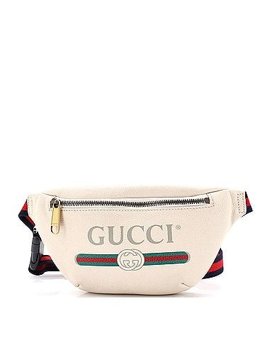 Gucci Logo Belt Bag Printed Leather Small (view 1)