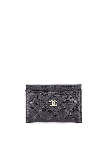 Chanel Classic Card Holder Quilted Caviar (view 1)
