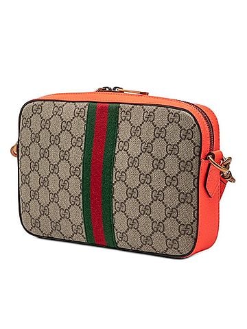 Gucci Gucci Ophidia GG Supreme Shoulder Bag Crossbody 699439 Orange Beige Leather Women's GUCCI (view 2)