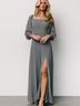 Baltic Born 100% Polyester Solid Blue Casual Dress Size M - photo 4