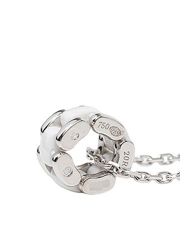 Chanel Chanel Ultra Collection Pendant Necklace J3172 18KWG White Gold 750 Ceramic Women's CHANEL (view 1)
