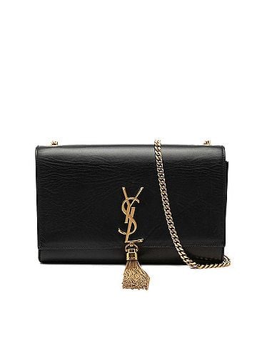 Saint Laurent Saint Laurent Kate Tassel Chain Shoulder Bag 354119 Black Gold Leather Women's SAINT LAURENT (view 1)