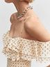 Speechless 100% Polyester Polka Dots Multi Color Casual Dress Size M - photo 4