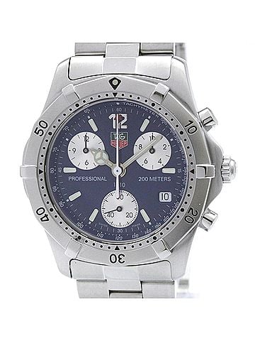 TAG Heuer TAG HEUER 2000 Professional Chronograph Mens Watch CK1112 Polished (view 1)