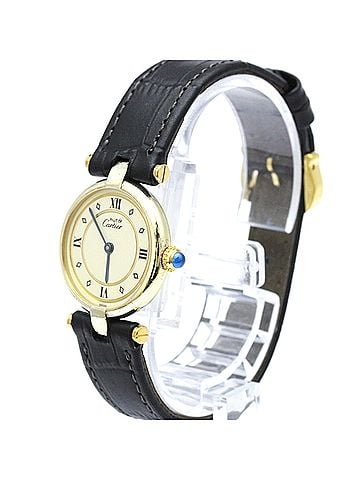 Cartier CARTIER Must Vendome Vermeil Gold Plated Quartz Ladies Watch 590004 (view 2)