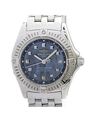 Breitling BREITLING Callistino Blue MOP Dial Steel Quartz Watch A72345 Polished (view 1)