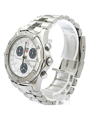 TAG Heuer TAG HEUER 2000 Classic Professional Chronograph Watch CK1111 Polished (view 2)