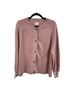 Wrap 100% Cotton Solid Stripes Pink Jacket Size 14 - photo 1