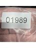 Wrap 100% Cotton Solid Stripes Pink Jacket Size 14 - photo 9