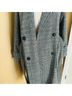 BCBGeneration Houndstooth Brown Blue Coat Size S - photo 5