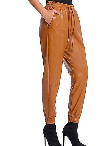 Bagatelle Faux Leather Pants (view 1)