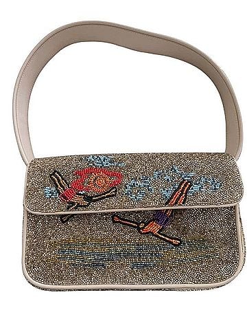STAUD Tommy Beaded Shoulder Bag Shoulder Bag (view 1)
