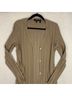 Theory 100% Merino Graphic Tan Cardigan Size XS - photo 4