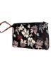 Anne Klein Floral Black Pink White Burgundy Clutch One size - photo 1