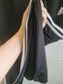 Adidas 100% Polyester Black White Track Pants Size M - photo 11