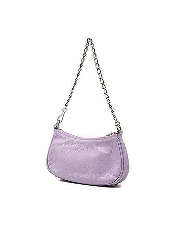 Balenciaga Balenciaga Lucagol Mini Chain Handbag Shoulder Bag 2WAY 695814 Purple Leather Women's BALENCIAGA (view 2)