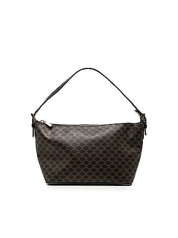 Céline Celine Macadam Handbag Shoulder Bag CE00 23 Black Leather Women's CELINE (view 1)