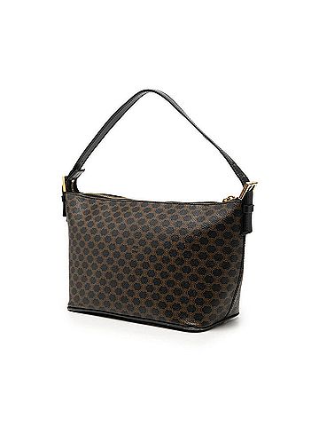 Céline Celine Macadam Handbag Shoulder Bag CE00 23 Black Leather Women's CELINE (view 2)