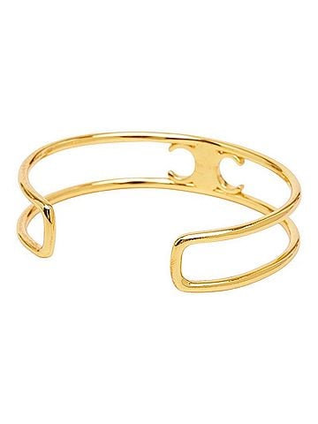 Céline Celine Maillon Triomphe Bracelet Bangle Gold Plated Women's CELINE (view 2)