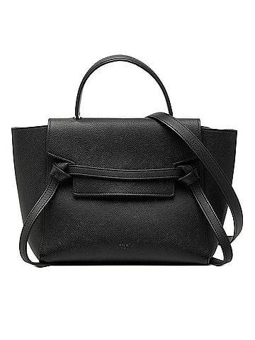 Céline Celine Belt Bag Micro Handbag Shoulder 2WAY Black Leather Women's CELINE (view 1)