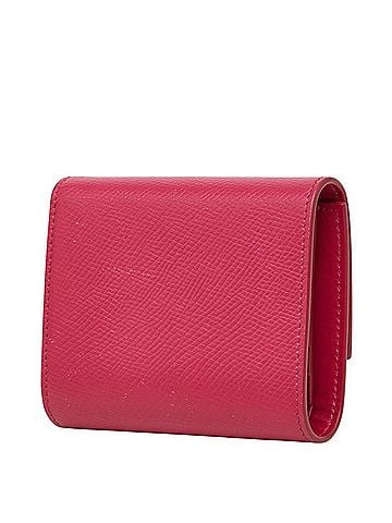 Céline Celine Small Trifold Wallet, Pink Leather, Women's (view 2)